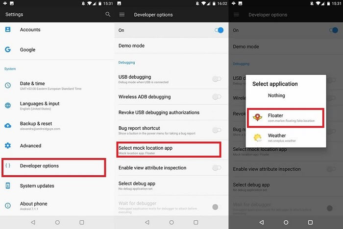 fake gps mock location android 5