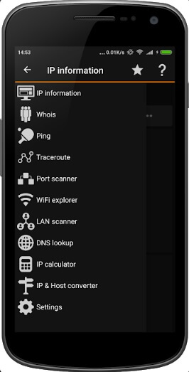 find ip address android 3