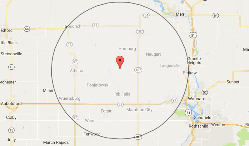 google maps distance radius 1