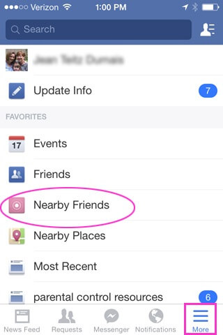 nearby friends