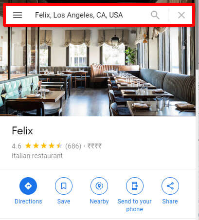 share location webpage 1