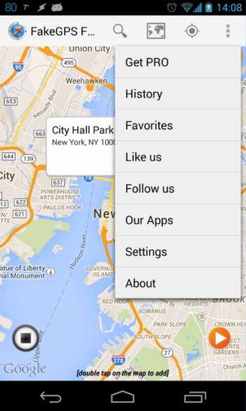 spoof location