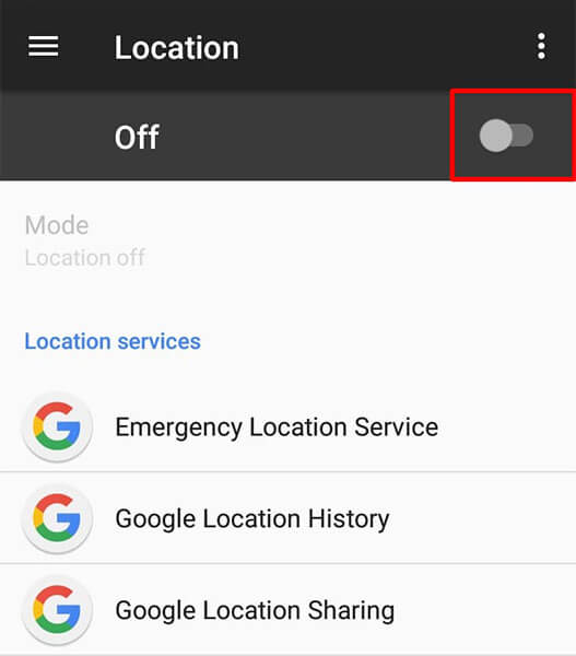 stop location sharing 2