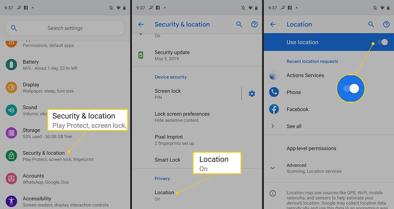 turn off google location services 4