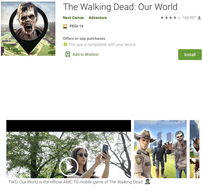 The Walking Dead Android