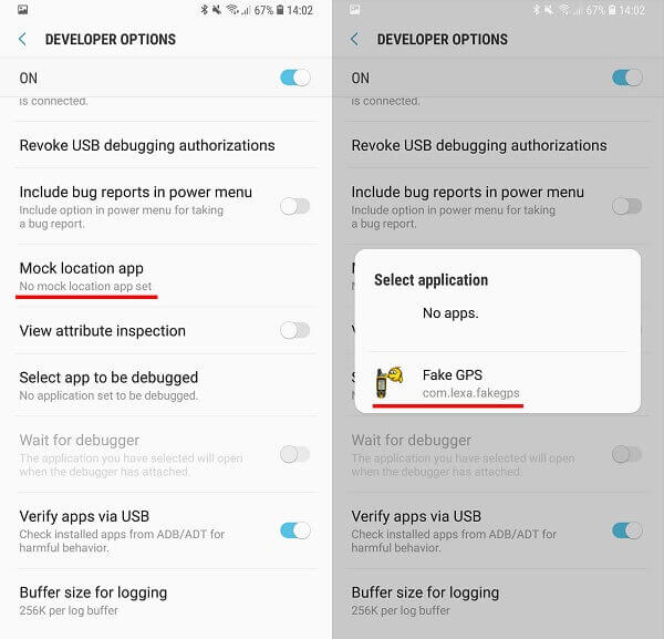 fake GPS Bumble Android 4