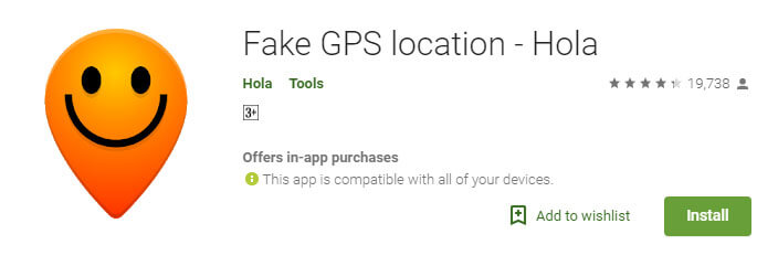 Best Alternative for Fake GPS Location -Hola