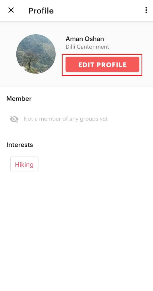 Edit Profile