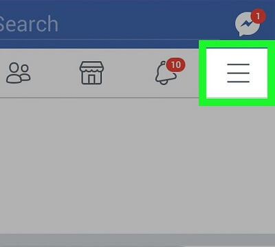 facebook app options