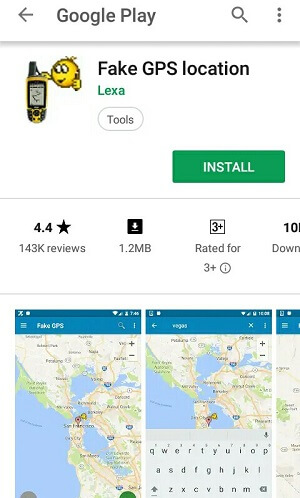 search for fake gps location app