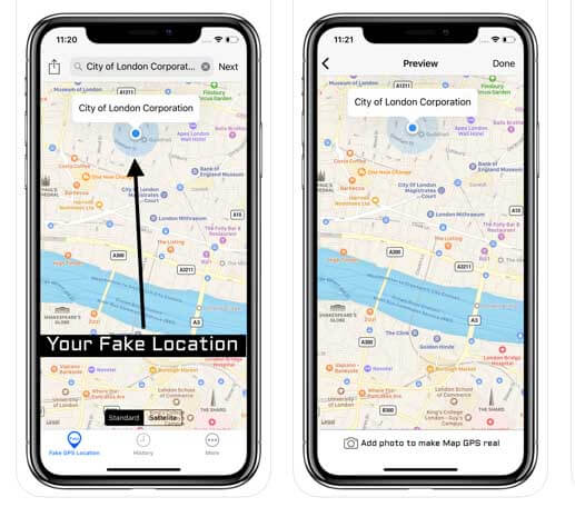 fake gps location hanja