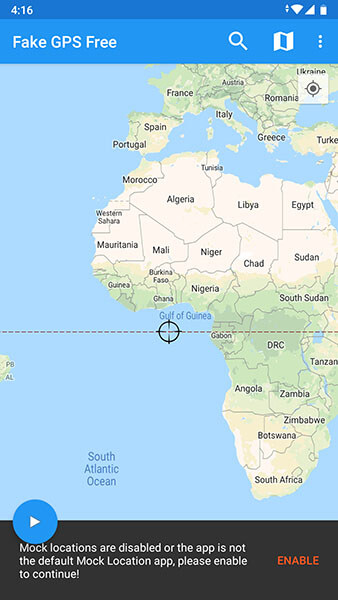 whataApp fake location map