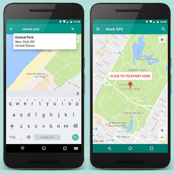 android mock gps with joystick
