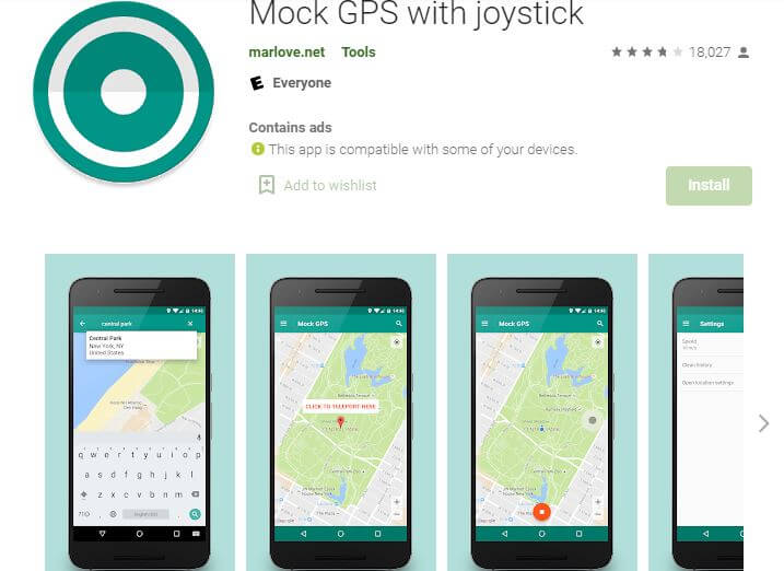 what mock gps app is