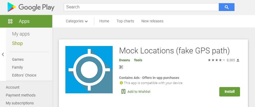 mock locations app