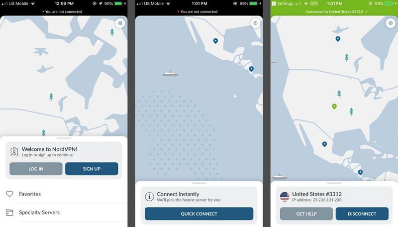 nord vpn app android