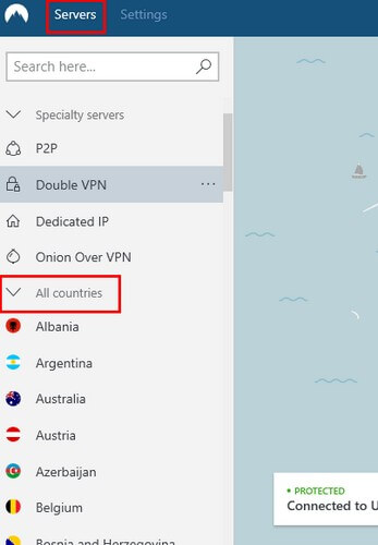 nord vpn servers