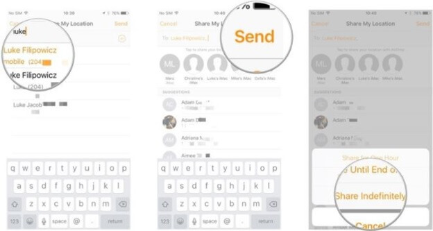 How to use Find my friends app 2