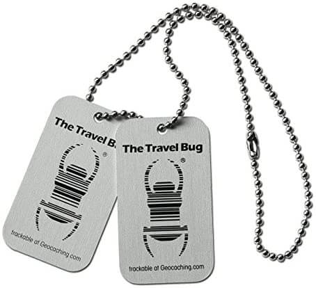 Geocaching QR Travel Bug® Glow in the Dark Geocaching Trackable Geocoin 