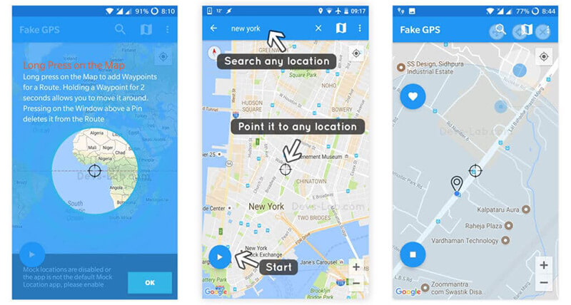 Pokemon GO Joystick method 2