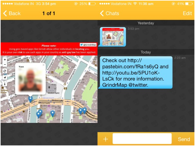 Messages not sending grindr Messages NOT