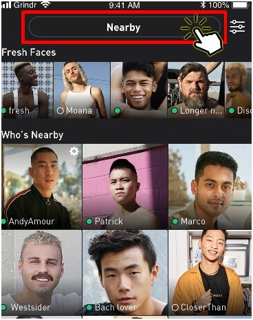 Fresh grindr faces is what Stay safe