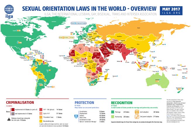 homosexuality is illegal in countries