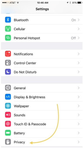 tap privacy for Grindr location