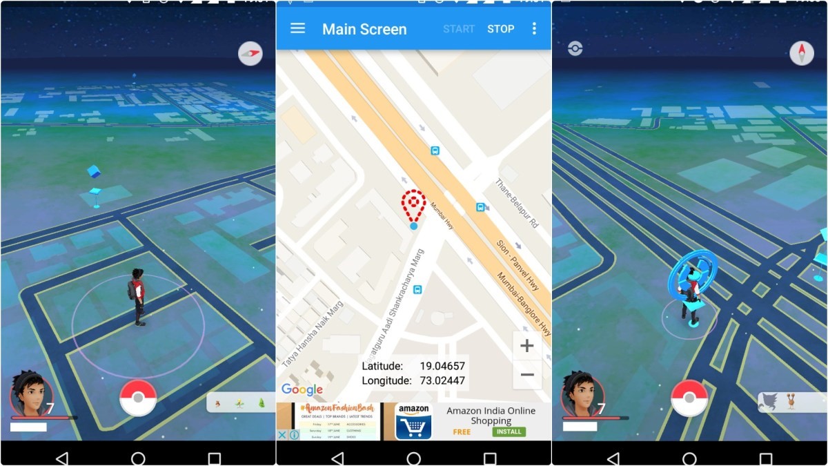 Fake GPS on Pokemon Go