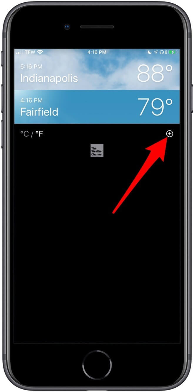 change the weather location services on iphone 7