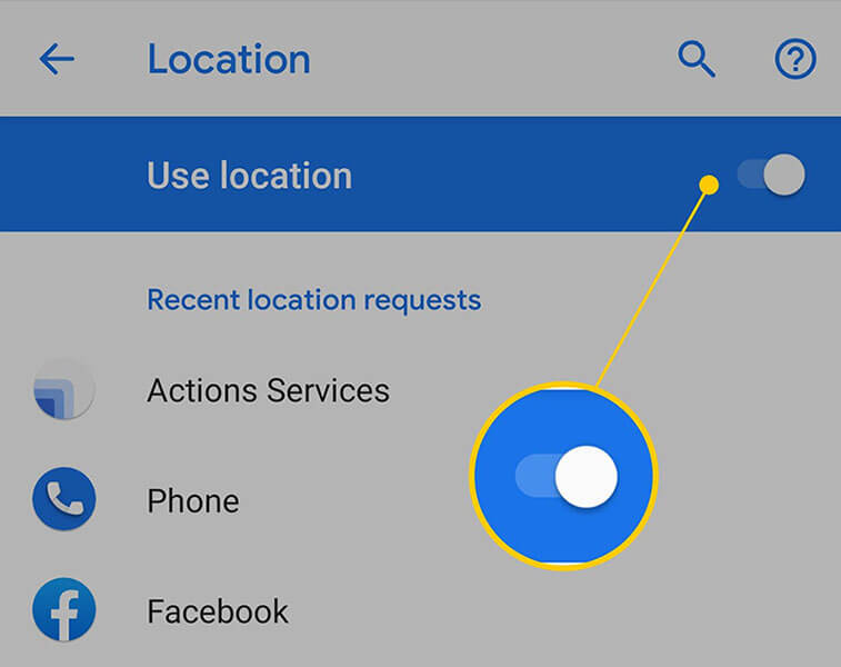 disable location