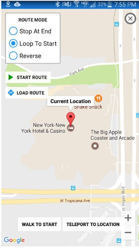 location map gps joystick