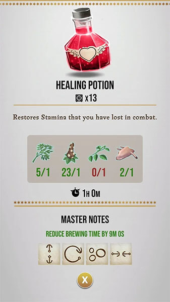 healing potion