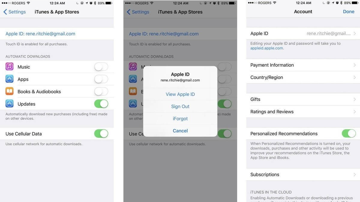change the apple id country under one apple id 1f