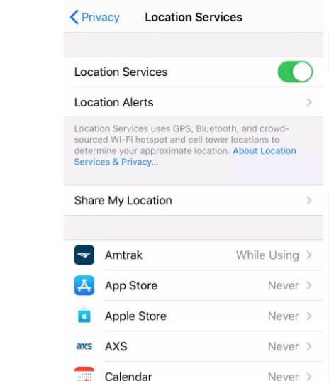 location access
