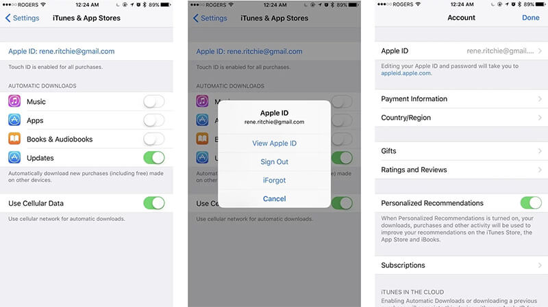 reset apple id region on iphone ipad and ipod 1
