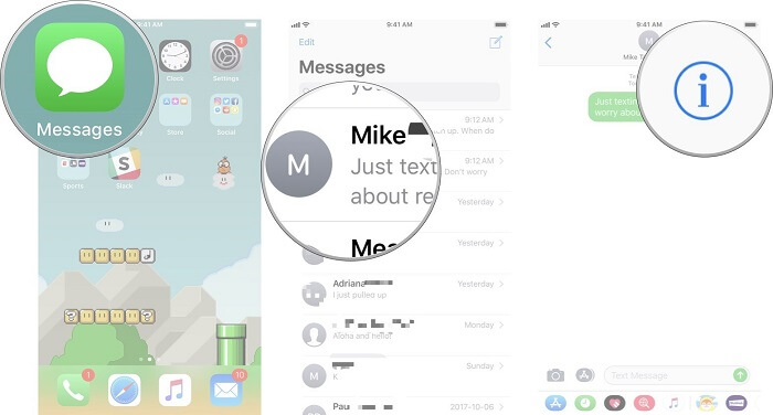 send location on imessage 8