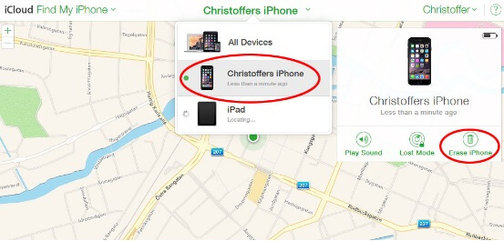 turn off find my iphone