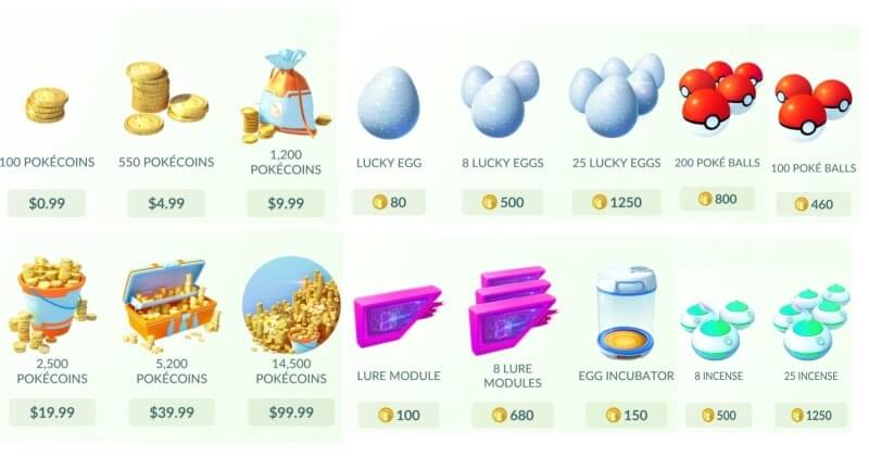 visit the pokemon go cash shop
