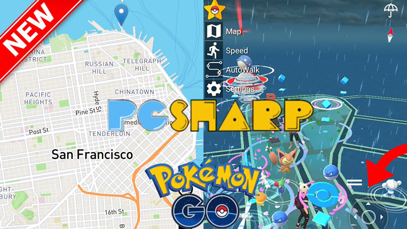 التقاط البوكيمونات في pokemon go باستخدام pgsharp