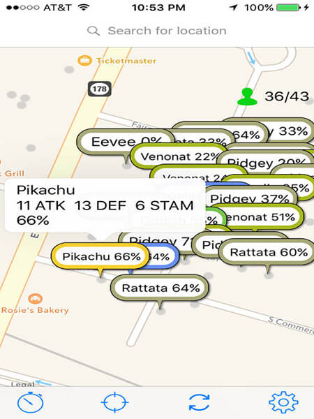 Pokemon GO Map Radar - Find live realtime pokemons by Pokemon GO Map