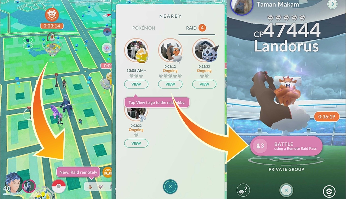 info raid pokemon go