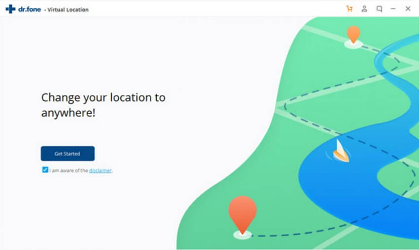dr.fone Posizione Virtuale
