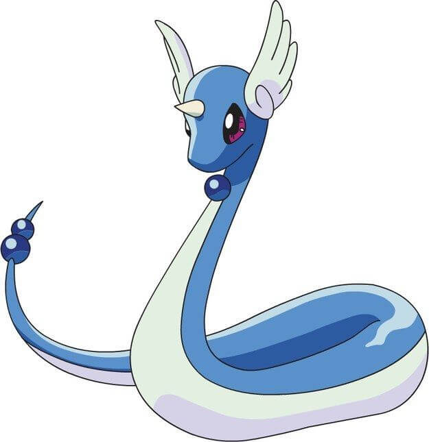 Dragonair, a primeira evolução do Dratini