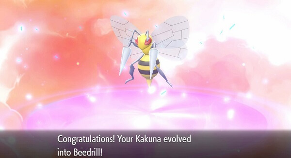 kakuna beedrill evolución