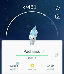 احصائيات pachirisu في pokemon go