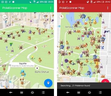 Le Poké Live Map pour Pokémon GO