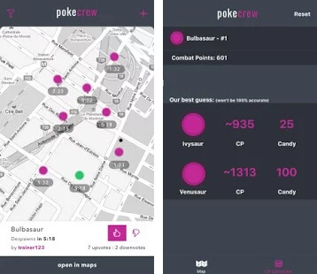 pokecrew map app