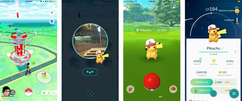 obtenha Pokémon Go Candy ao capturar Pokémon Pikachu