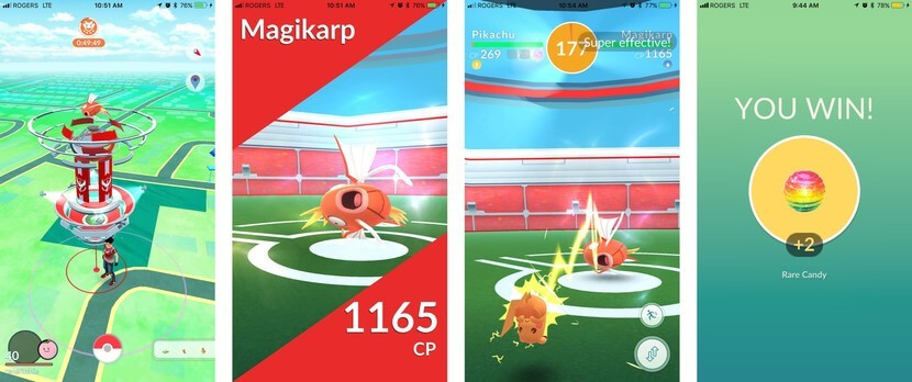 Consiga um Pokémon Candy Raro em uma Batalha Pokémon Raid